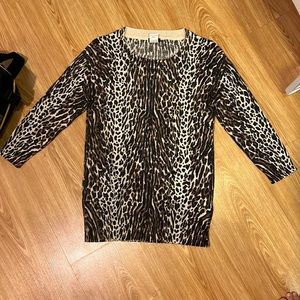 J. Crew Tippi Sweater in Leopard